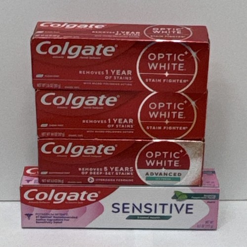 Colgate optic white - white, stain